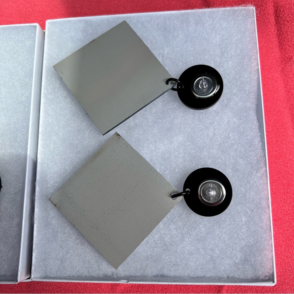 Price Drop Geometric Statement Earrings!! - image 5